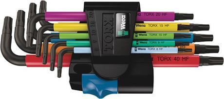Wera 967 9 tx jeu de 9 clés hexagonales - torx - t8-40