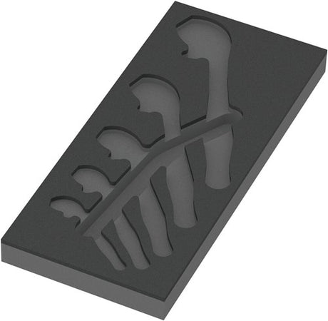 Wera 9832 insert en mousse pour 6004 joker set 1, sans outils, 172 x 30 x 392 mm - 05137332001