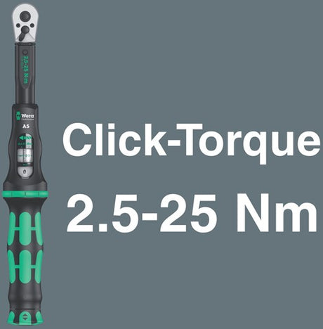 Wera jeu de vélos torque 1, 16 pièces - 05004180001