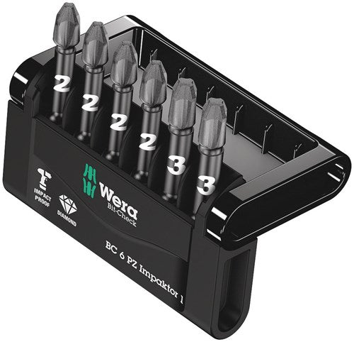 Imp wera bit-check 6 pz actionneur 1, 6 pièces - 1 pièce(s) - 05057692001