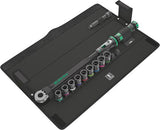 Wera click-torque c 3 set 2, 1 2 clés dynamométriques (noir vert, 11 pièces, avec cliquet réversible)