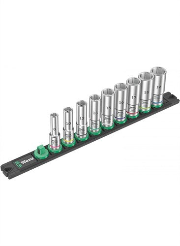 Wera Cap bande magnétique b profonde 1 jeu de douilles, 3 8 -drive, 9 pièces - 05005440001