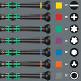 Wera kraftform micro 12 electronics jeu de tournevis pour électronique 12 pièces - 05134000001
