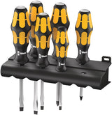 Jeu de tournevis Wera | Fente 6 pièces pzd | Manche bi-matière | Fixation de lame à 6 côtés | 1 pièce - 05018287001 - 05018287001