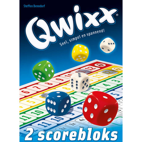 Jeux de gobelins blancs qwixx 2 blocs de score