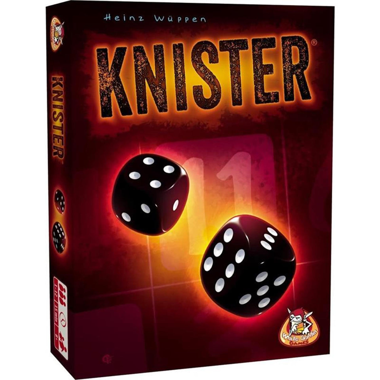 Jeux de gobelin blanc Jeu de dés Knister de gobelin blanc
