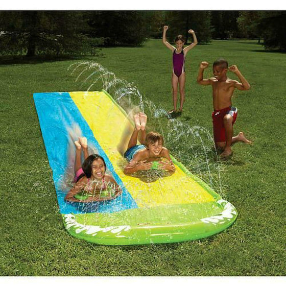 Wham-o glissant 'n diapositive 2 mat de glissement d'eau de personne 480 cm jaune