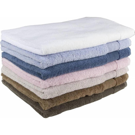 Serviette de bain blanc 70x140cm 550 gr. 3 pièces
