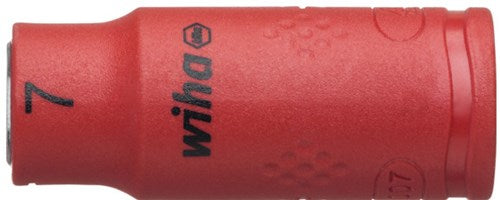 Wiha 246227 insert de clé à douille isolé 1 4 hexagone extérieur 7,0 mm x 42 mm - 43092