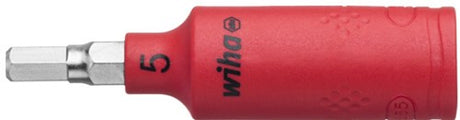 Wiha 246246 dopsleutelinzet geïsoleerd 1 4 binnenzeskant 5.0 mm x 65 mm - 43111