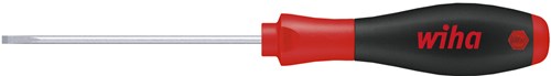 Wiha 302020 Tournevis à tête fendue à finition douce avec lame ronde pour vis à empreinte profonde 2,0 mm x 65 mm - 00684