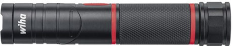 Lampe de poche Wiha avec LED, laser et lumière UV (noir rouge)