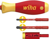 Wiha 41477 | jeu de couple adaptateur easytorque électrique | avec support slimvario® et slimbits sl pz | 4 pièces - 41477