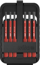 Wiha jeu d'embouts slimbit électrique 43153 (rouge)