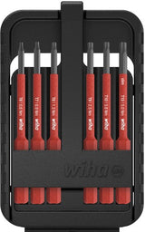 Wiha jeu d'embouts slimbit électrique torx® 7 pièces incl. boîte slimbit - 43154 - 43154