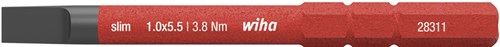 Lame réversible Wiha | fente 5,5 x 75 mm | vde isolé | 1 pièce - 34581 34581