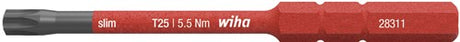 Lame réversible Wiha | Torx T 25 x 75 mm | vde isolé | 1 pièce - 36071 36071