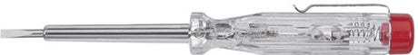 Wiha SB2553 testeur de tension 220-250 volts tête fendue transparent, avec clip sous blister 3,0 mm - 32201
