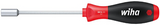 Clé à douille hexagonale Wiha | ouverture 8 mm | longueur de la lame 125 mm | longueur totale 243 mm | manche multi-composants | 1 pièce - 01024 01024