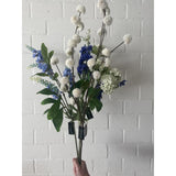 Roberts collection branche artificielle de lupin en gerbe 95cm bleu
