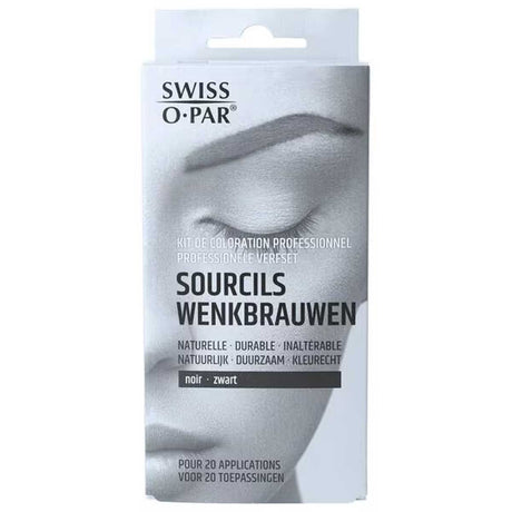 Swiss o.par swiss o. par set de peinture à sourcils noir