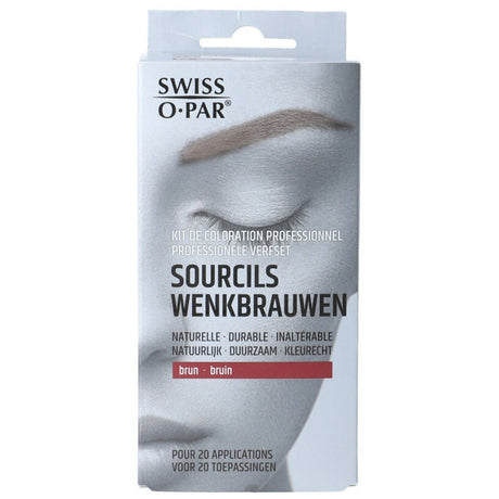 Swiss o.par swiss o. par set de teintures pour sourcils marron