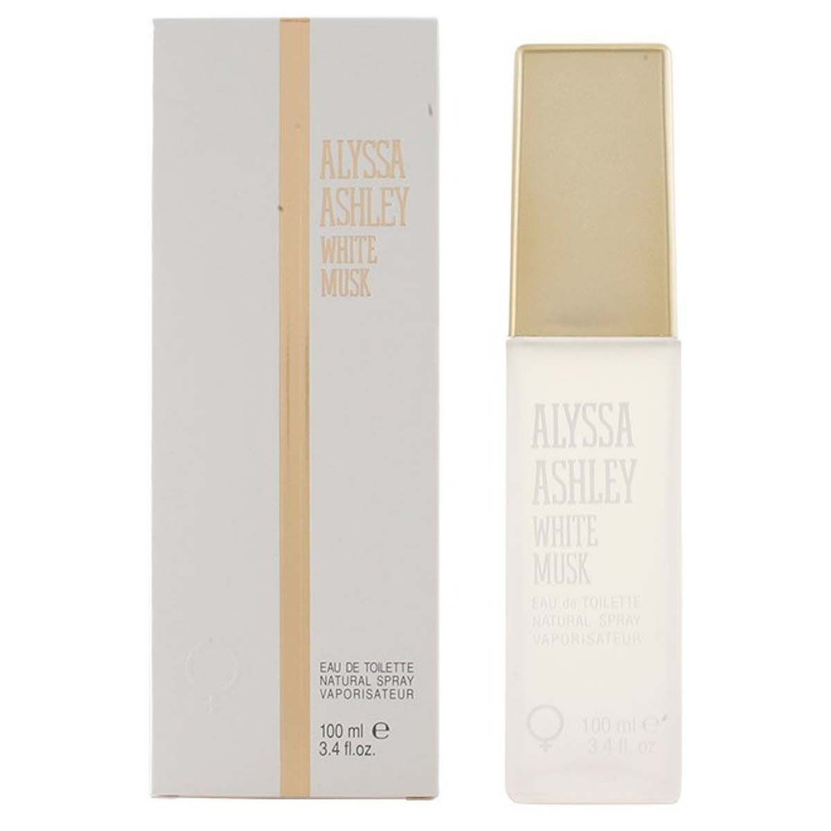 Alyssa Ashley eau de toilette vaporisateur musc blanc 100 ml unisexe