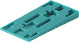 Cales d'écartement Wolfcraft | en plastique | 40 pièces - 6930000