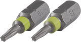 Jeu d'embouts Wolfcraft | torx® | t8 9 | 2 pièces | 1 jeu - 2495000