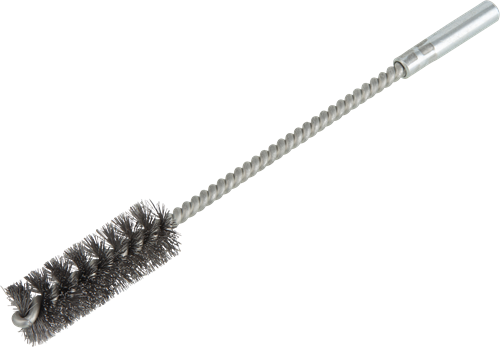 Wolfcraft - perceuse à brosse métallique - brosse cylindrique en fil d'acier - élimination de la rouille - 2127000