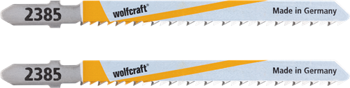 Lame de scie sauteuse Wolfcraft | bim | l=100mm | t-schaft | 2 pièces - 2385000