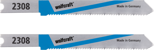 Wolfcraft decoupeerzaagblad | hss | l=70mm | u-schaft | 2 stuks - 2308000