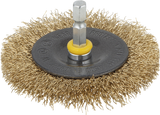 Brosse métallique Wolfcraft | laiton | Arbre à 6 côtés | ø75x10mm | 1 pièce - 2110000
