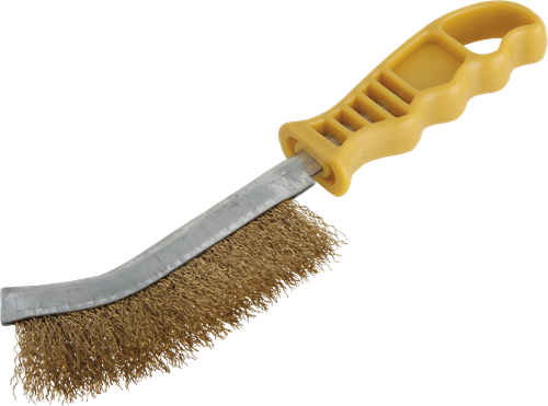 Brosse métallique à main Wolfcraft | laiton | 265 mm | 1 pièce - 2716000