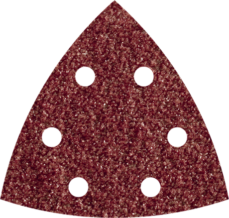 Feuilles abrasives adhésives Wolfcraft | k80 | perforé | ø105mm | 5 pièces - 1782000