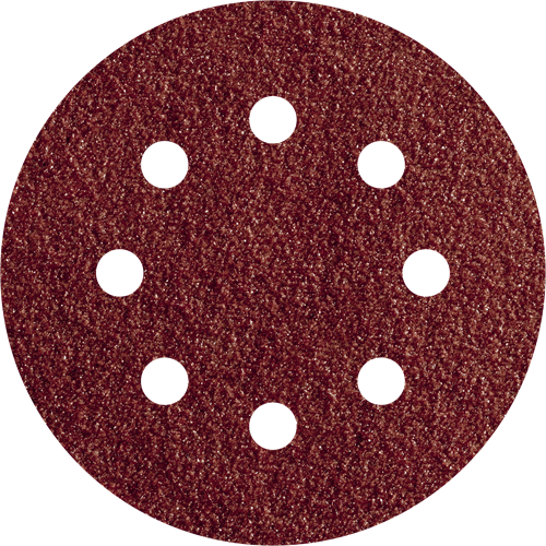 Disques abrasifs adhésifs Wolfcraft | k180 | perforé | ø125mm | 5 pièces - 2252000