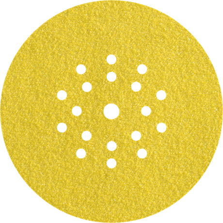 Disques abrasifs adhésifs Wolfcraft | corindon | k180 | ø225mm | 5 pièces - 5635000