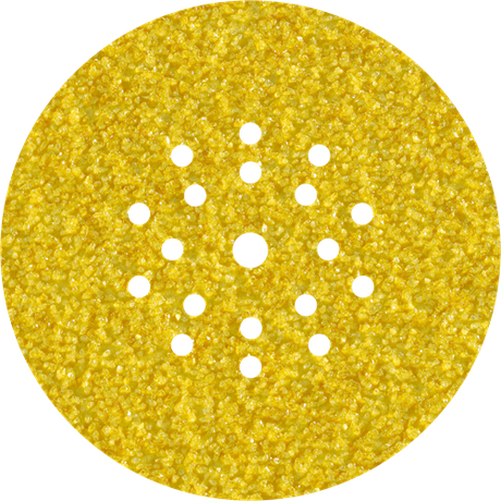 Disques abrasifs adhésifs Wolfcraft | corindon | k60 | ø225mm | 5 pièces - 5632000