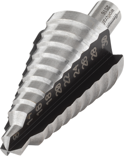 Foret étagé Wolfcraft HSS | 10 mm | ø8-30mm | 1 pièce - 2516000