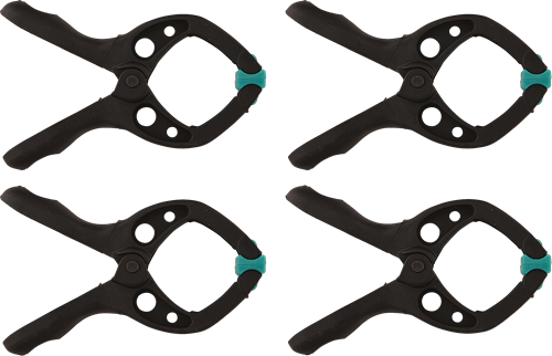 Microfix Wolfcraft | pinces à ressort | 4 pièces - 3432000