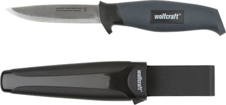 Couteau d'extérieur Wolfcraft | avec étui | 1 pièce - 4085000