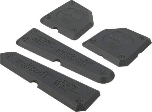 Wolfcraft - kit jeu de spatules - 4 pièces - kit fer - 4330000