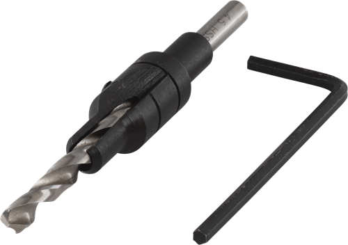 Pré-perceuse Wolfcraft | avec fraisage | ø4,5-11mm | 1 pièce - 2511000