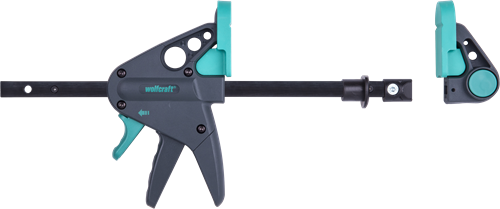 Wolfcraft - pince à colle pour table de travail - tendeur de plan de travail - pince d'établi - 3036000