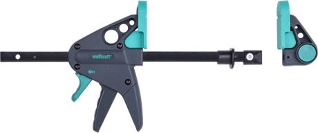 Wolfcraft - pince à colle pour table de travail - tendeur de plan de travail - pince d'établi - 3036000