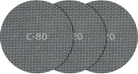 Grille autocollante Wolfcraft | carbure de silicium | ø125mm | 5 pièces - 8464000
