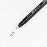 Tombow • stylo à dessin mono fineliner, largeur de trait 03 (env. 0,35 mm), noir