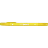 Tombow • twintone dual-tip brushpen yellow