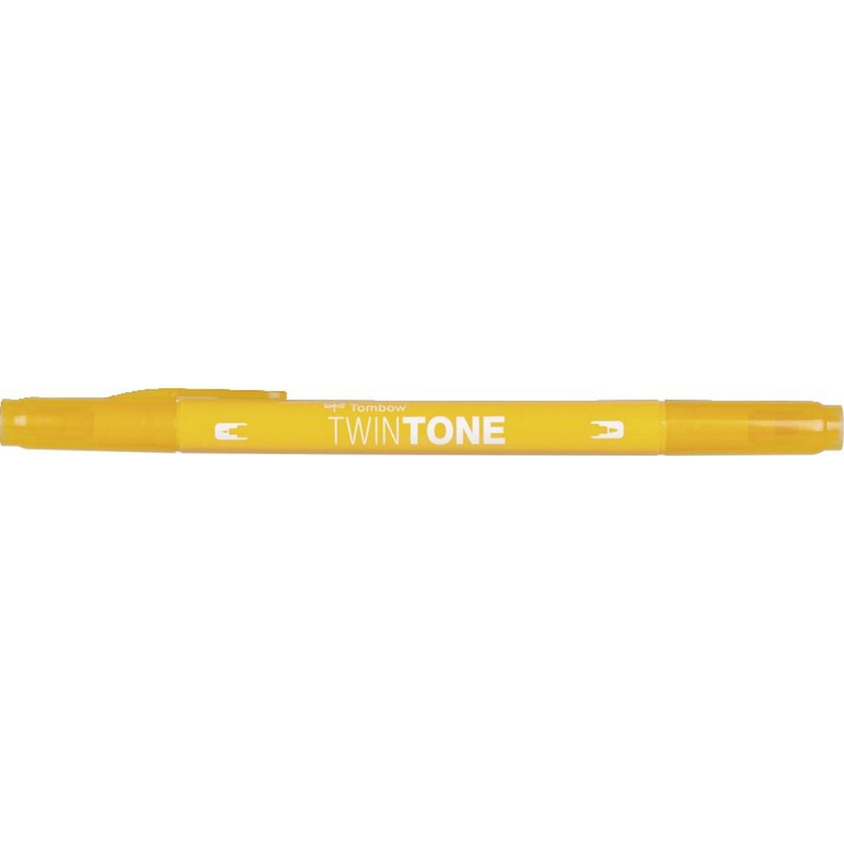 Tombow • stylo pinceau double pointe twintone jaune chrome