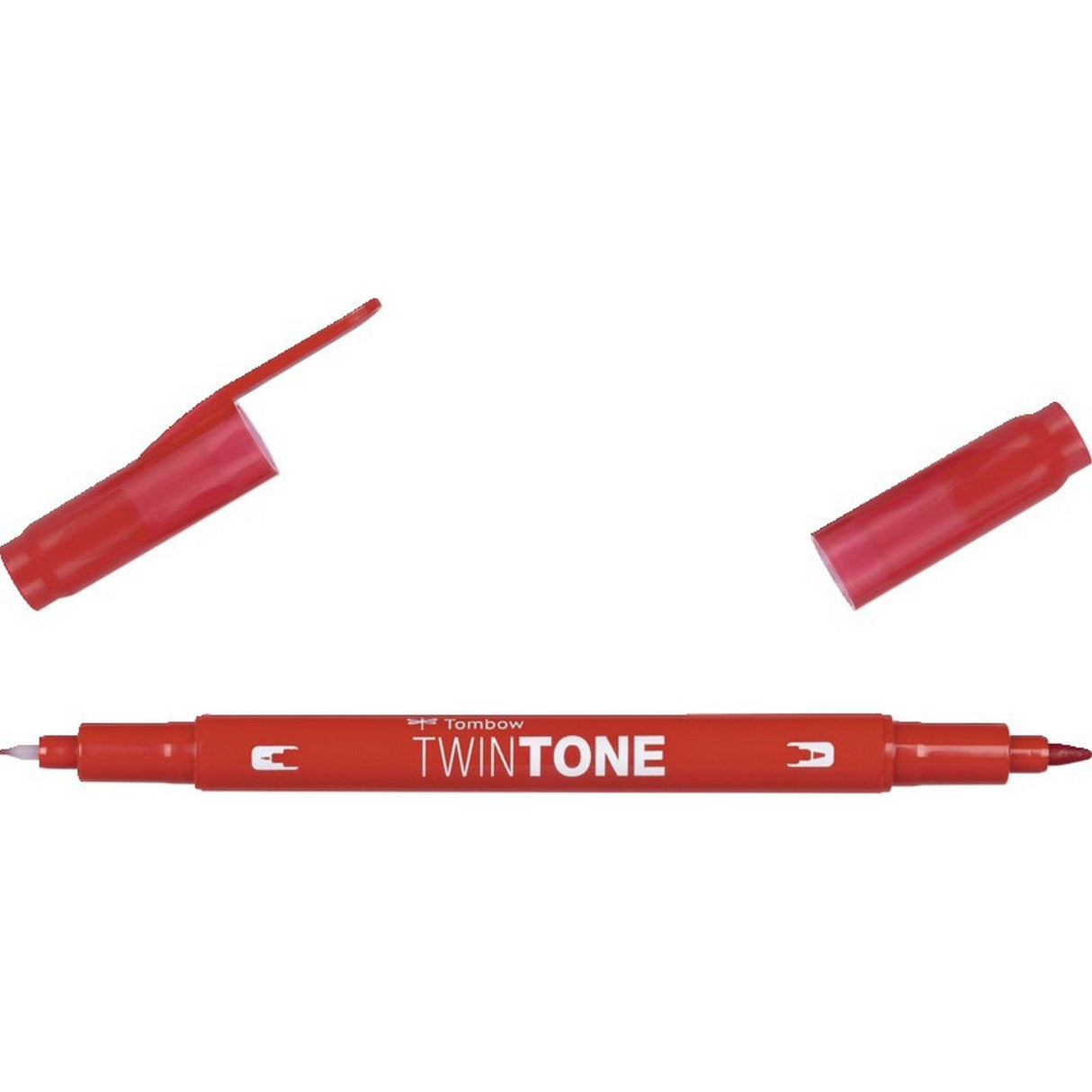 Tombow • stylo pinceau double pointe twintone rouge